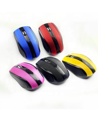2.4ghz  Colorful Wireless Mouse Best Price Wireless 4D  Optical Mouse with Customized logo MW-023