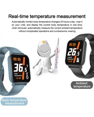F25 Fitness Watch Waterproof Body Temperature Blood Pressure Sleep Monitoring Smart Watch for Exercise