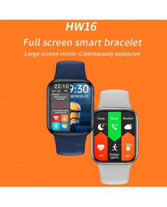 HW16 Watch with Call System Phone calls Split 1.57 inch Screen Blood Oxygen Smart Watch