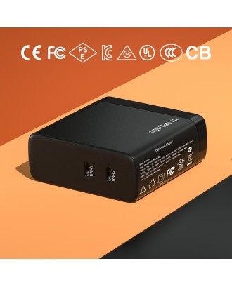New Product EU/US/UK/AU Type C Fast Charge USB PD 100W Quick Charge Wall Charger for Mobile Phones
